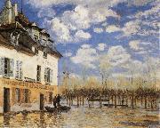 Alfred Sisley The Bark during the Flood china oil painting reproduction